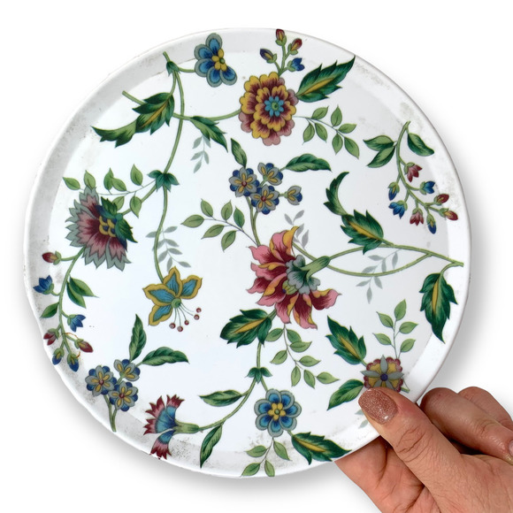 1960's Italian ANDREA BY SADEK floral trivet - Picture 6 of 8